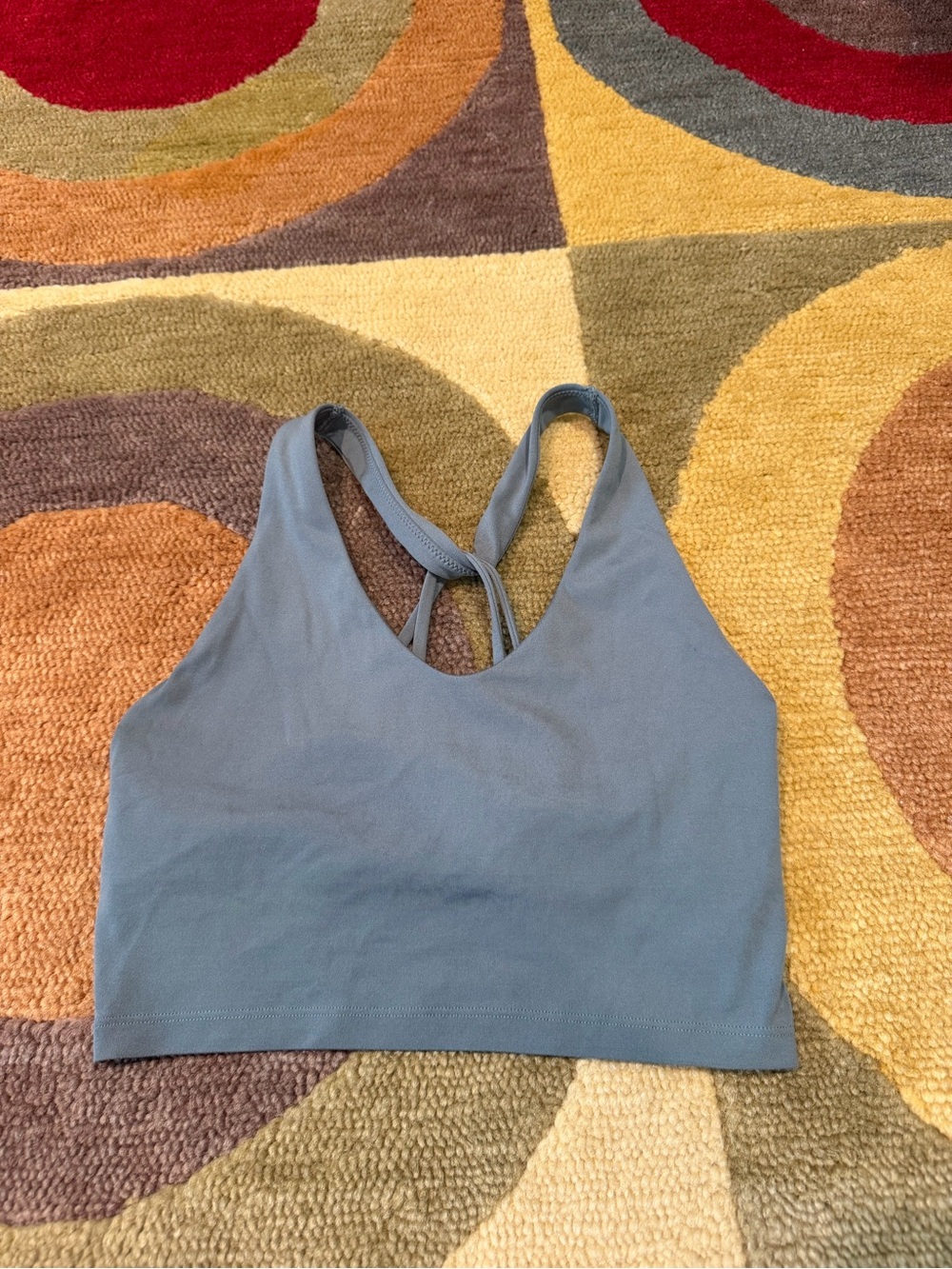 Offline by Aerie Real Me Least Support Longline Sports Bra / Crop Tank Olive S